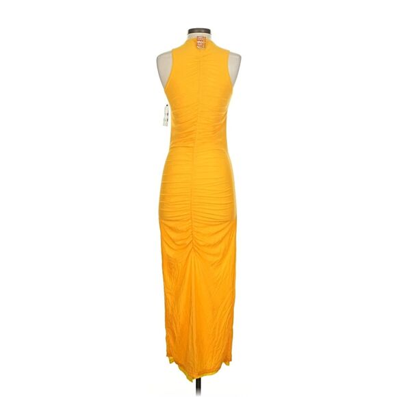 Simon Miller Mesh Zeet Dress in Sunset Orange & Banana Size Small NWT - Picture 4 of 9